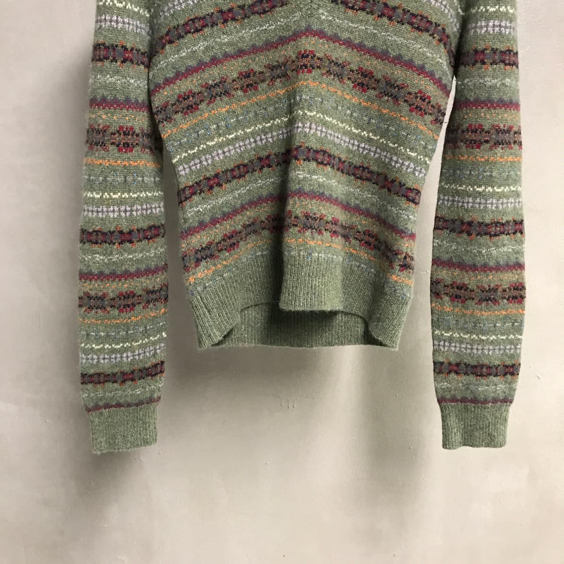 폴로 랄프로렌 페어아일 브이넥 니트 M(W) 상품이미지3