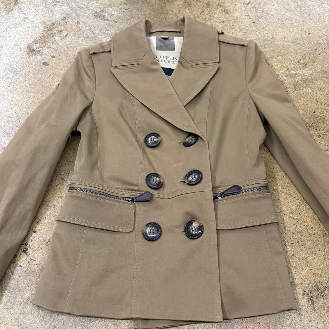 [정품/44] 버버리 브릿 트렌치 코트 베이지 b10 상품이미지3