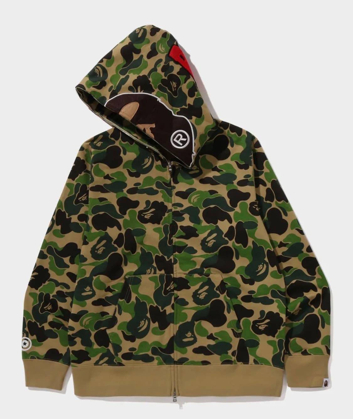 베이프 후드집업 Bape 카모 풀집 후드티 L사이즈 상품이미지3