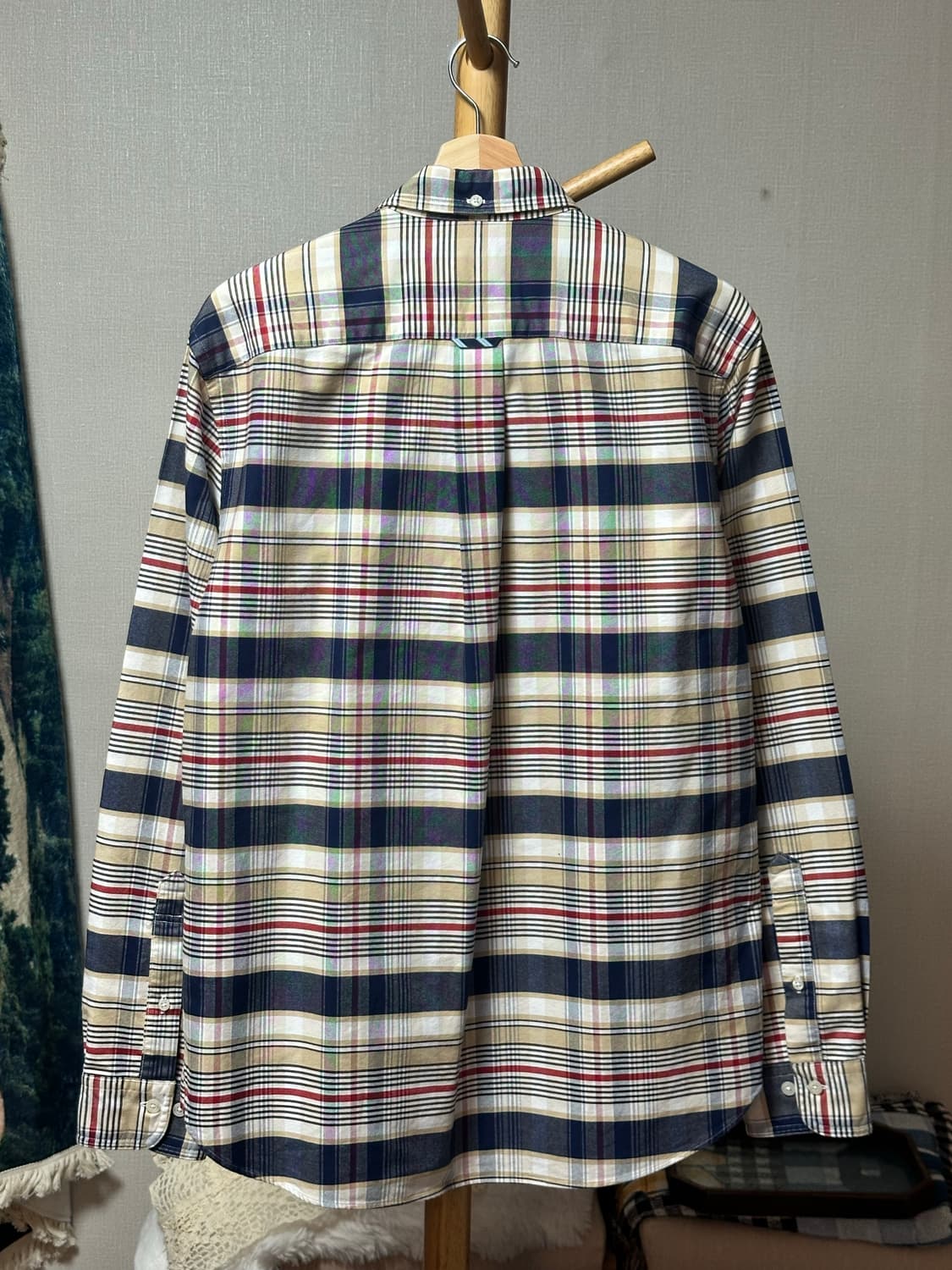 미착용) 브룩스브라더스 아메리칸 타터솔체크셔츠/L/100-105  상품이미지2