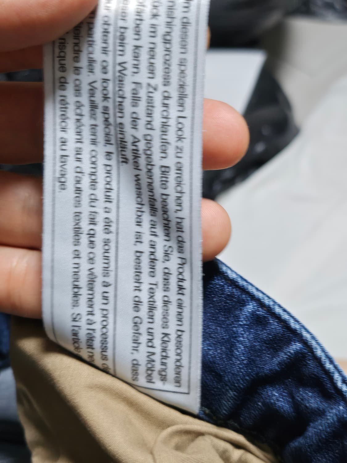 휴고 보스 스트레이트 워싱 데님 팬츠 34 상품이미지6