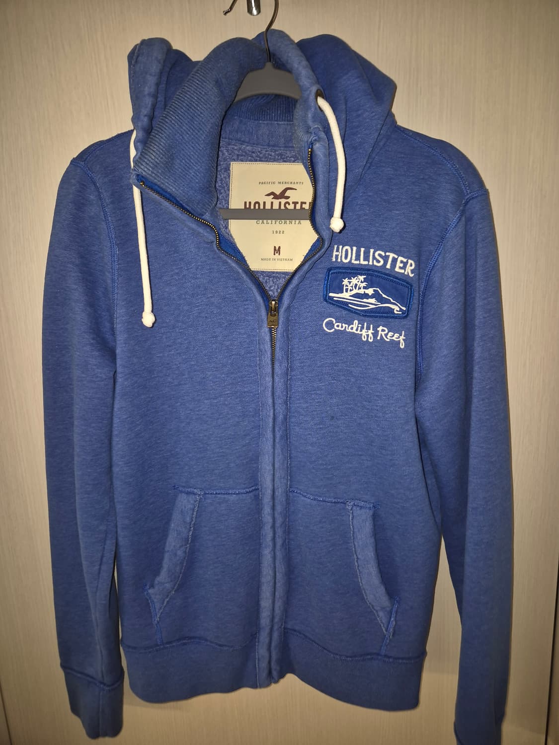 홀리스터 빈티지한 블루 색상 후드집업 M 상품이미지3