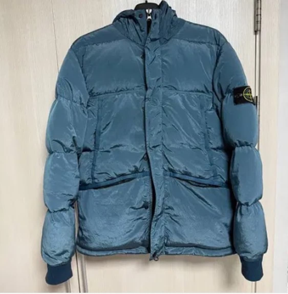 [정품] 스톤아일랜드 한정판 딥블루 다운 패딩 M   상품이미지1