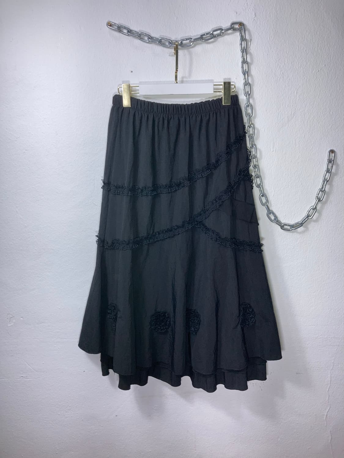 프릴 롱스커트 상품이미지5