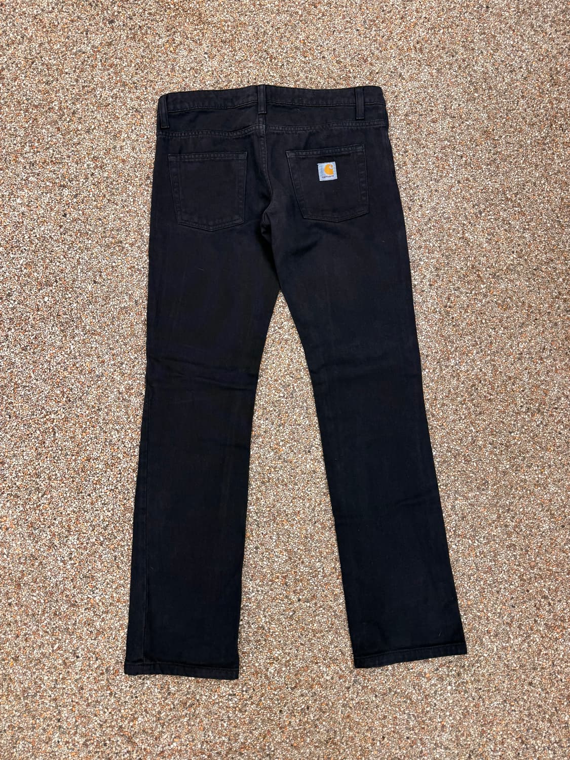 칼하트 블랙 코튼 팬츠 상품이미지2