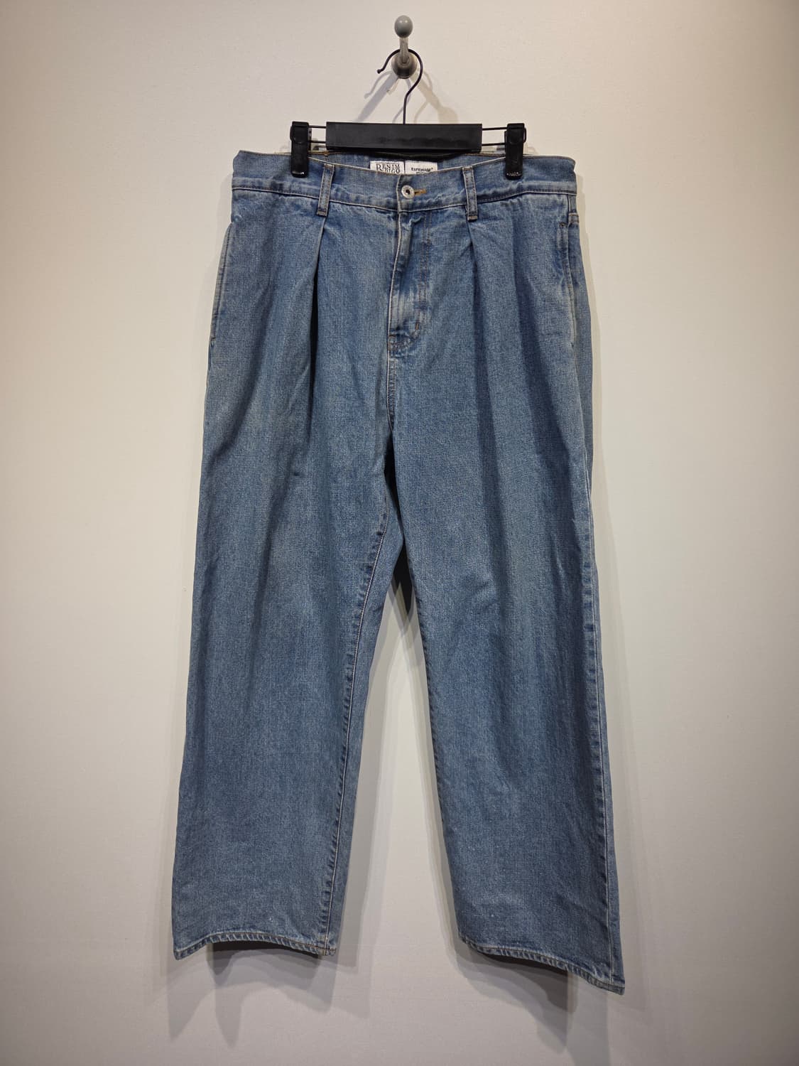 에스피오나지 x 데님인디고마스터 합작 원턱 와이드 데님 팬츠 상품이미지2