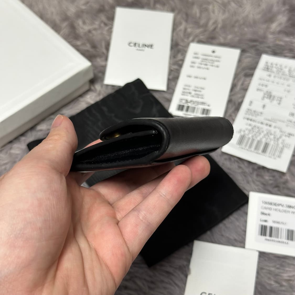 [풀구성] 셀린느 트리옹프 카드지갑 블랙 상품이미지8