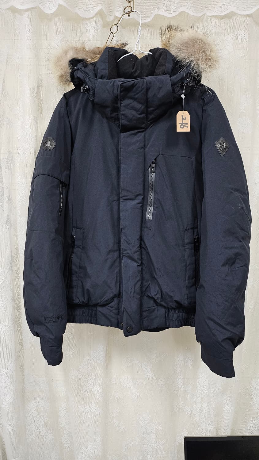 코오롱스포츠   블랙 패딩 점퍼  상품이미지1