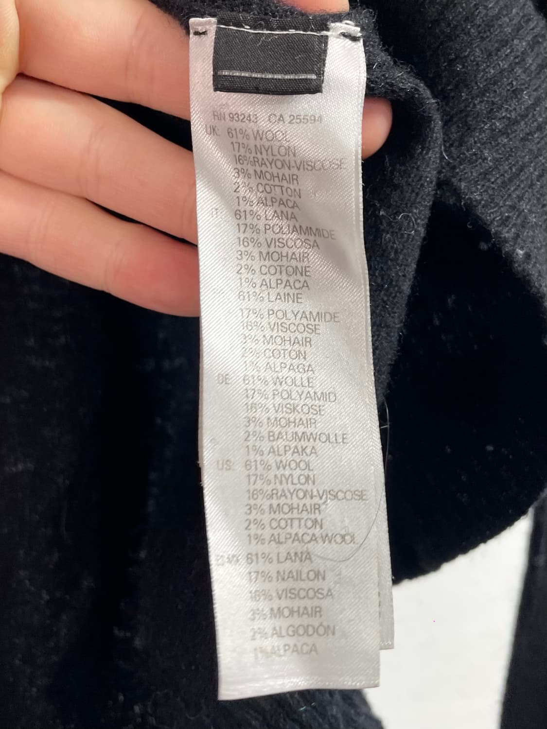 디젤 이태리 이글 셔링 니트 (on.572) 상품이미지5