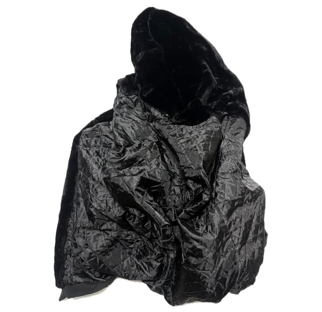 후디드 퍼 코트 상품이미지3