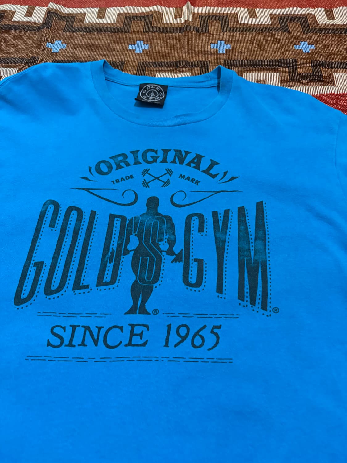 100) 90s 골드짐 올드스쿨 보디빌딩 반팔 상품이미지2