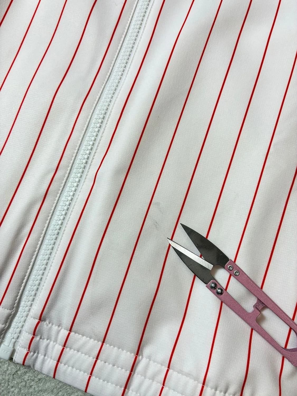 라코스테 노박 조코비치 세레모니 스트라이프 블루종 자켓 PN7440 상품이미지4