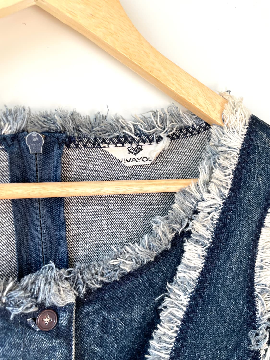 Vivayou vintage denim dress 상품이미지2