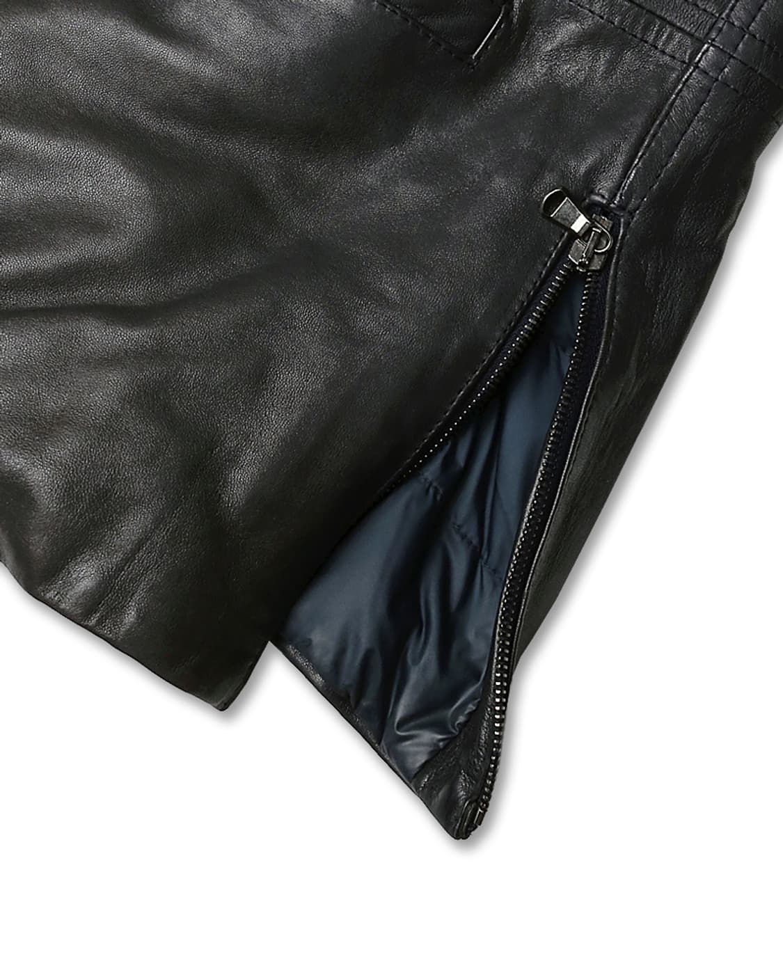 엠메띠 [Emmeti] 양가죽 레더 이태리 럭셔리 다운 패딩 자켓 상품이미지5