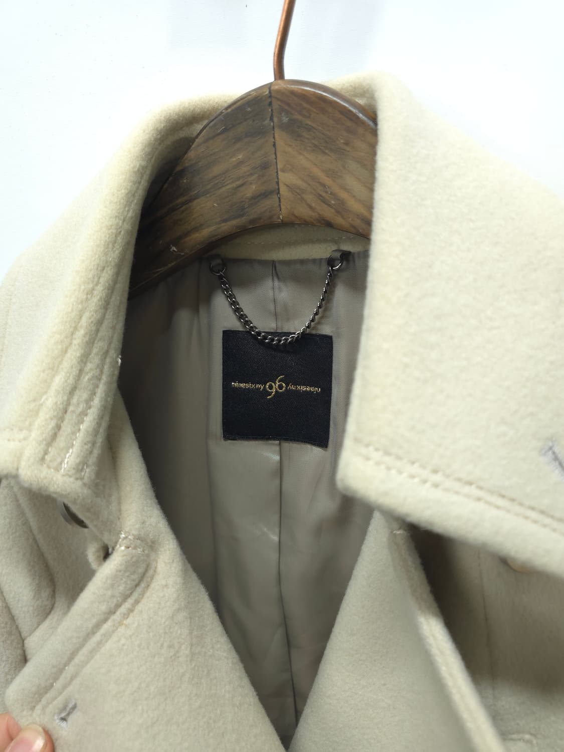 96 아이보리 울 코트 상품이미지6