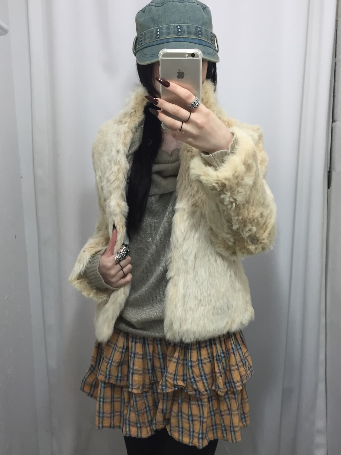 체크 우사기 코디 💚 상품이미지2