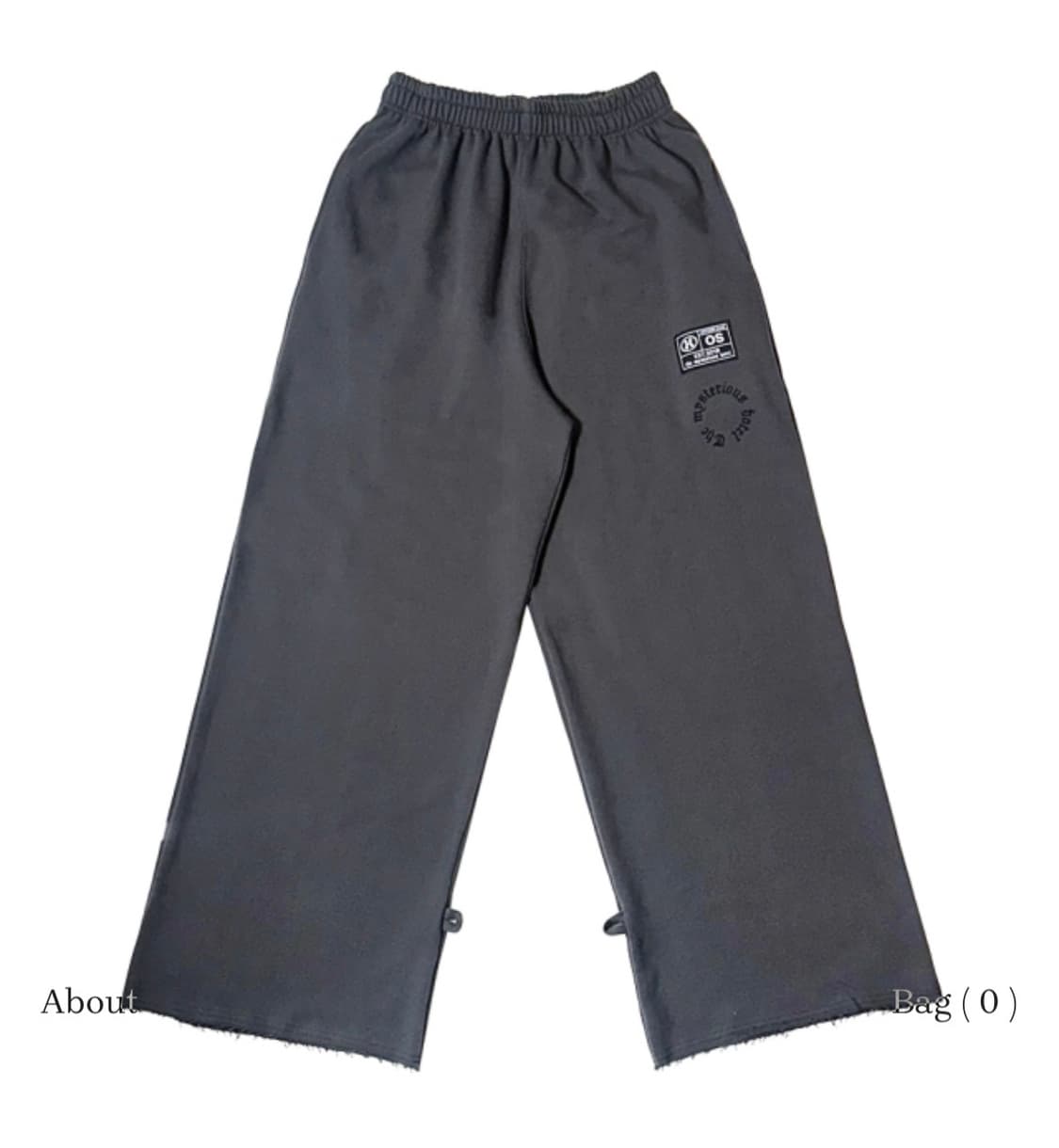 더미스테리어스호텔 패치 스트랩 데미지 팬츠 상품이미지6