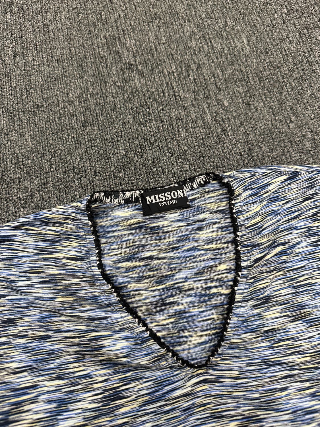 M) MISSONI INTIMO 미쏘니 브이넥 반팔 티셔츠 상품이미지3