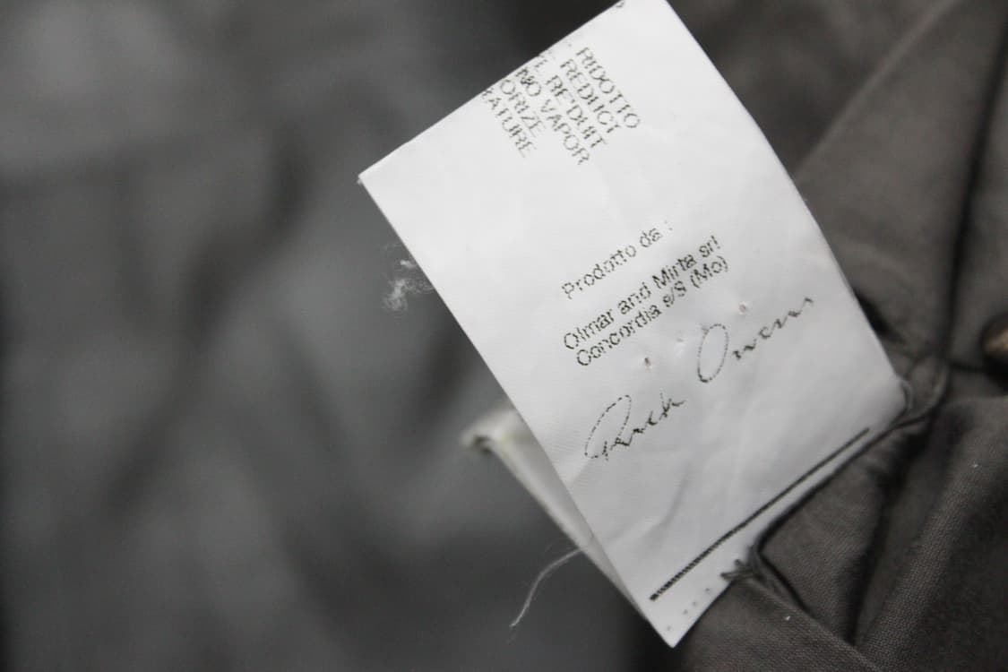 Rick Owens 2010 S/S 릭오웬스 비대칭 사선 하이넥 코트 상품이미지10