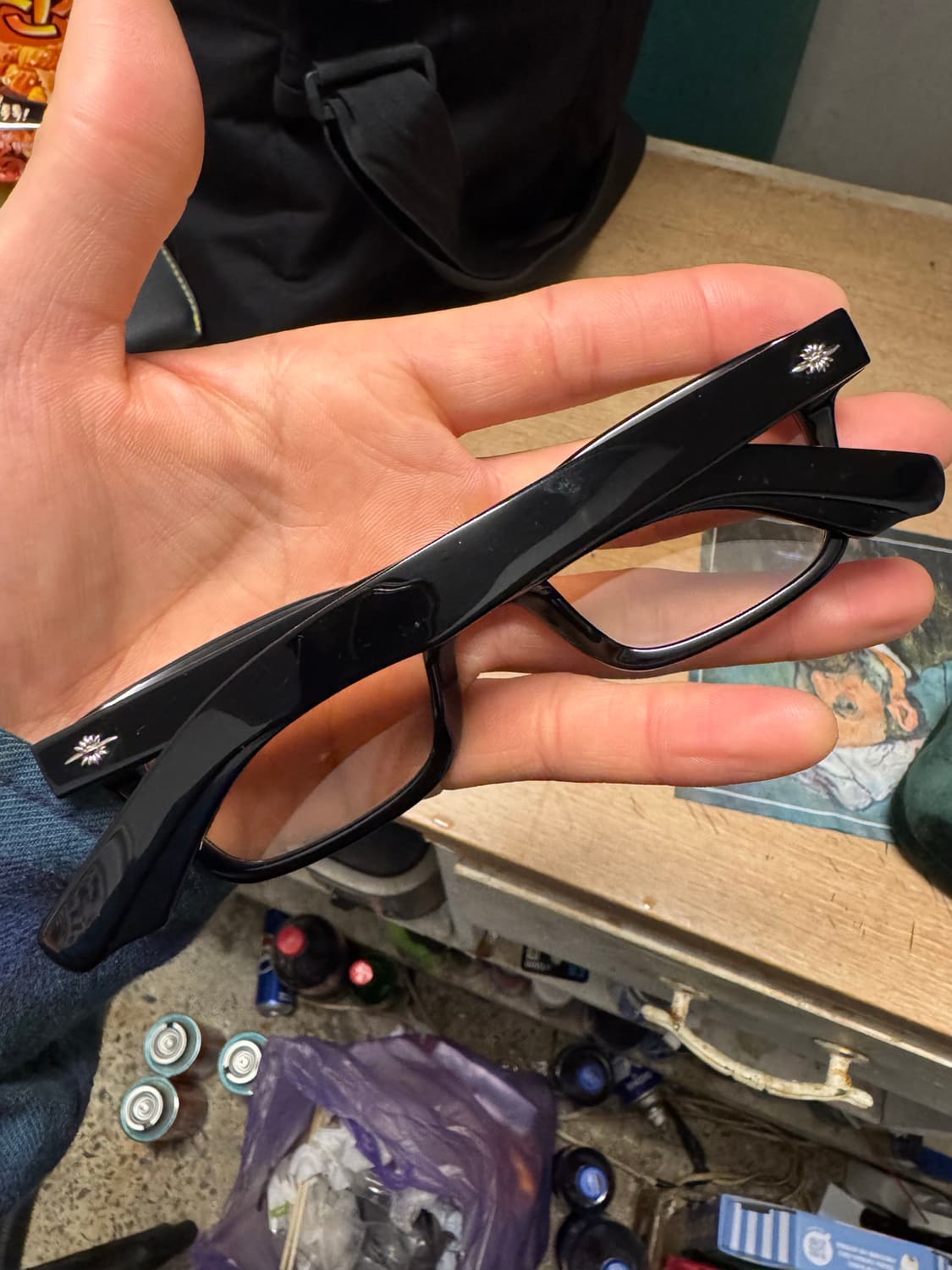 파이살론 PI.SALON INFER 44 블랙 안경 판매 상품이미지2