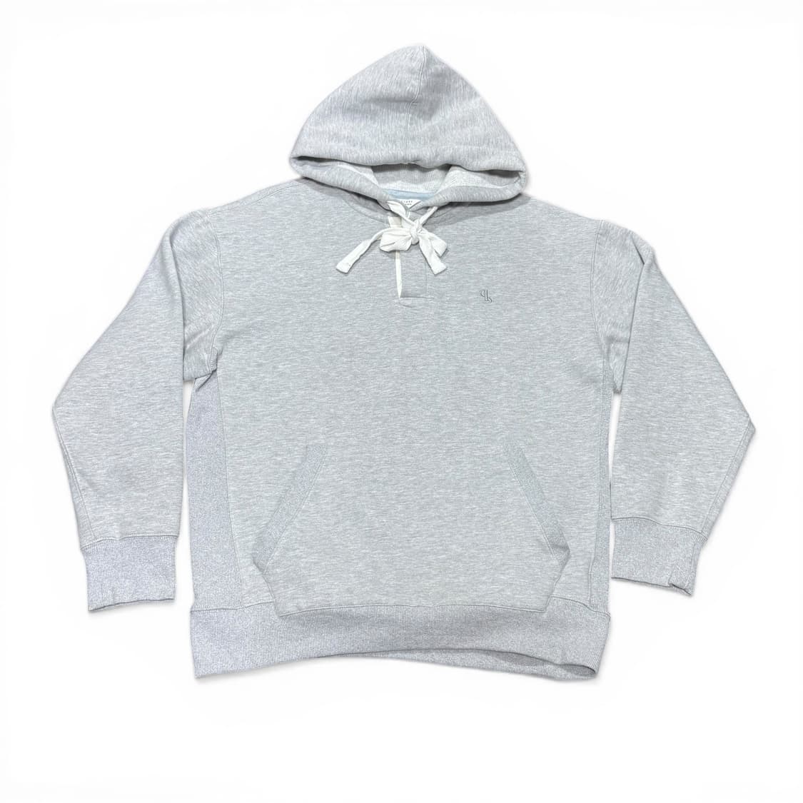 S 95 라퍼지스토어 그레이 하프집업 후드티 상품이미지1