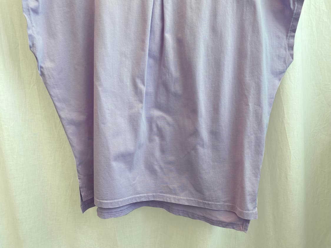 퍼플 진주 반팔티셔츠(M) 상품이미지4