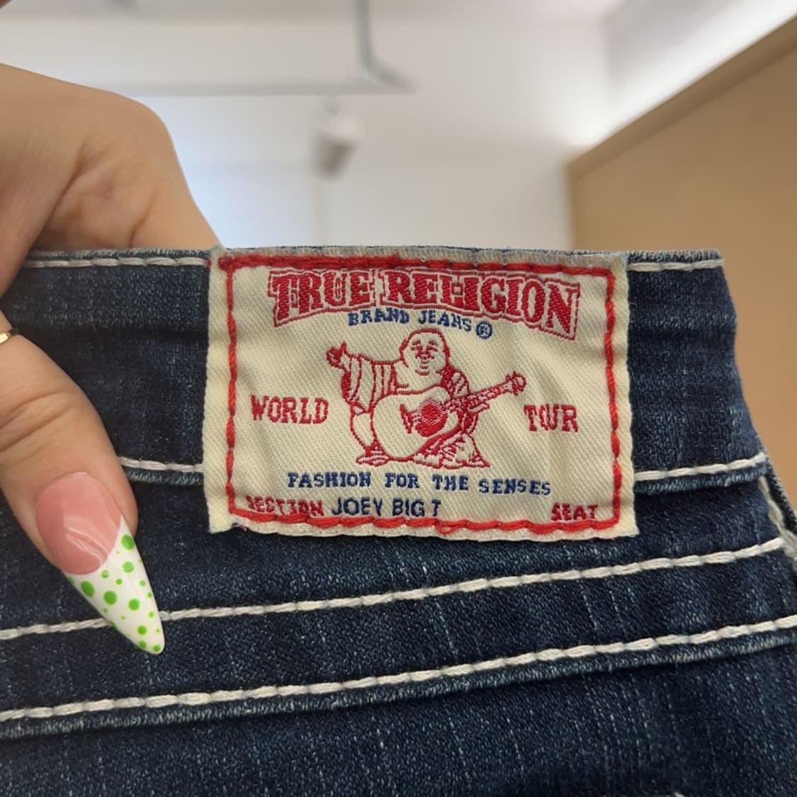 트루릴리전 조이빅티 올드스쿨 레트로 부츠컷 데님팬츠 25인치 C09027 상품이미지5