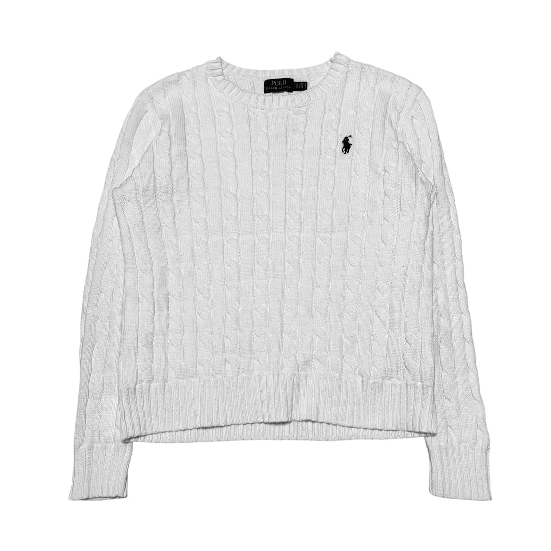 폴로 랄프로렌 화이트 케이블 니트 상품이미지1