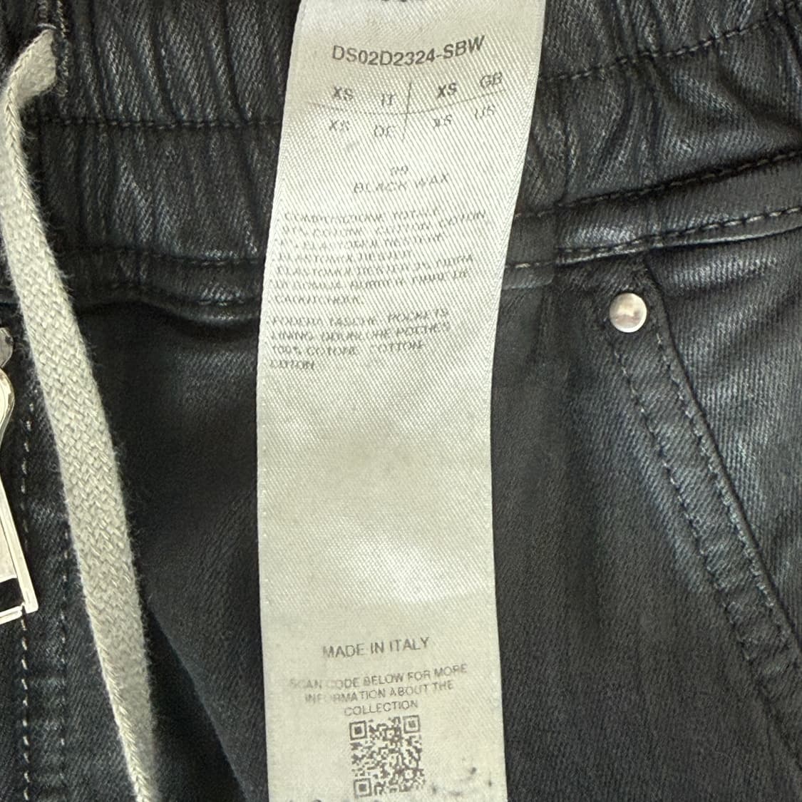 [xs] 릭오웬스 점보카고팬츠 왁스 코팅 sbw 상품이미지4