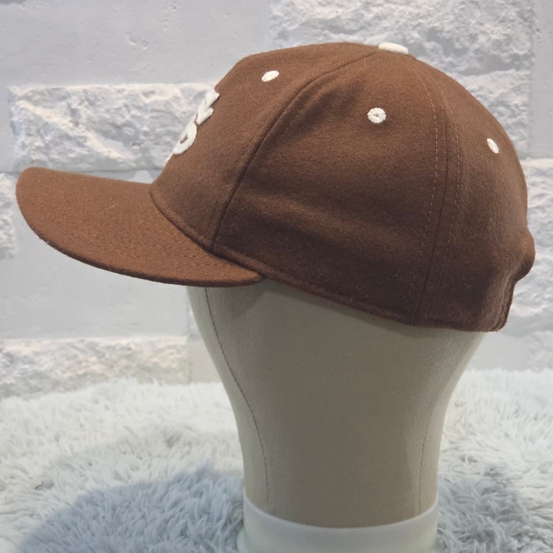 p1-8:에베츠필드 빈티지 플란넬 캡 브라운 USA(56-60) 상품이미지3