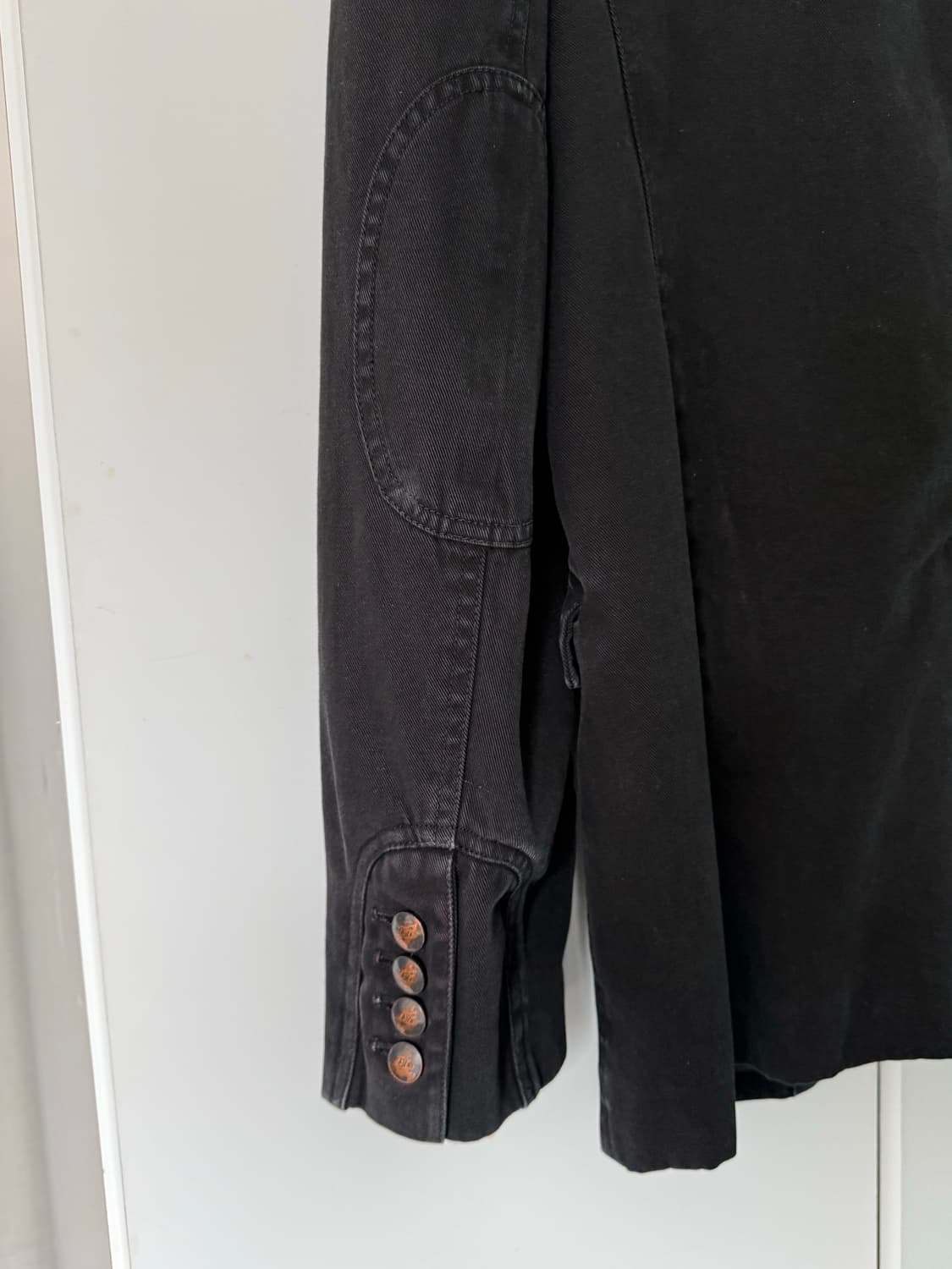 Military style jacket (black, L) 상품이미지6