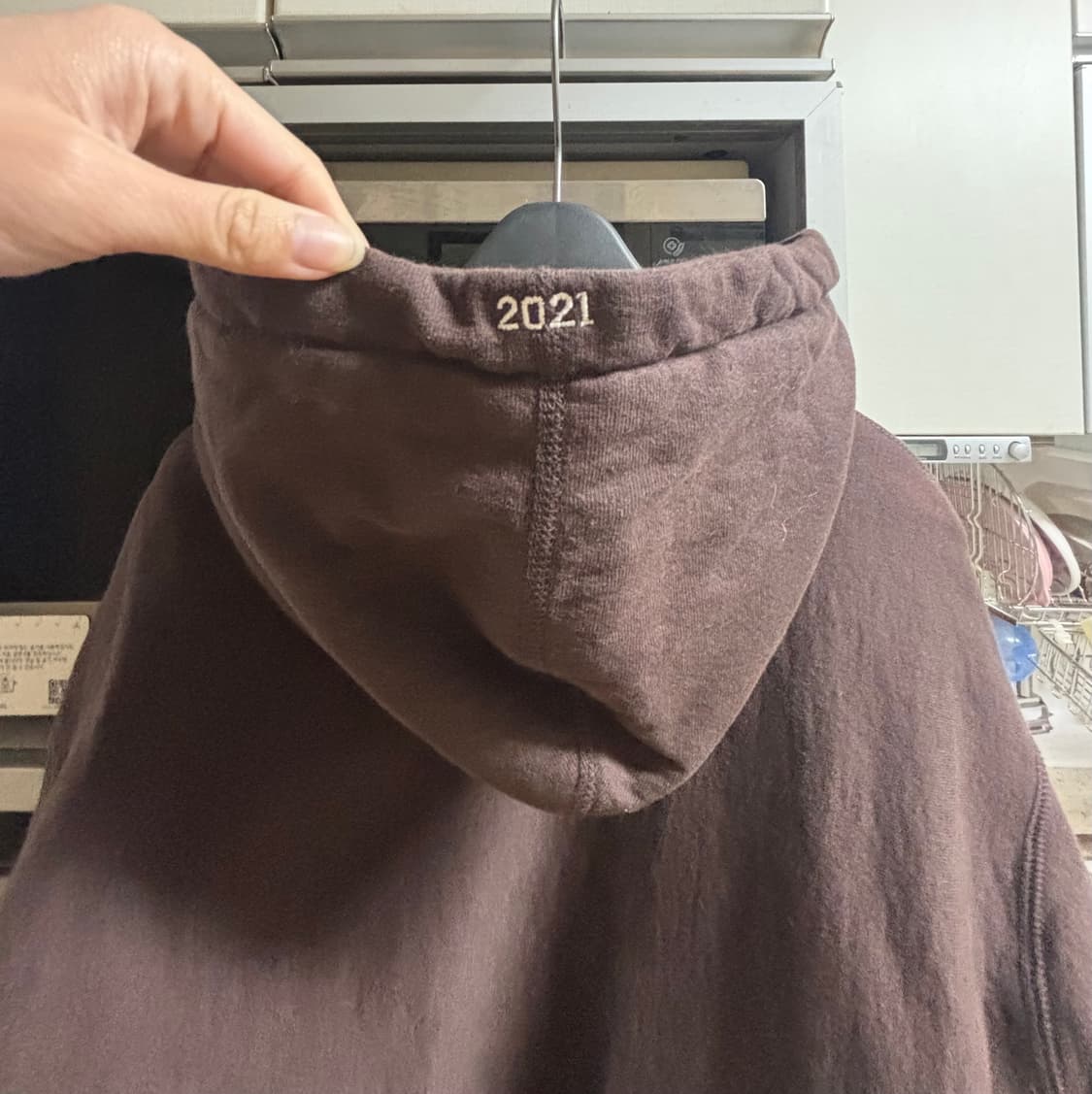 슈프림 박스 로고 후드 다크 브라운 (2회착용) KREAM 현재 S은 7 상품이미지4