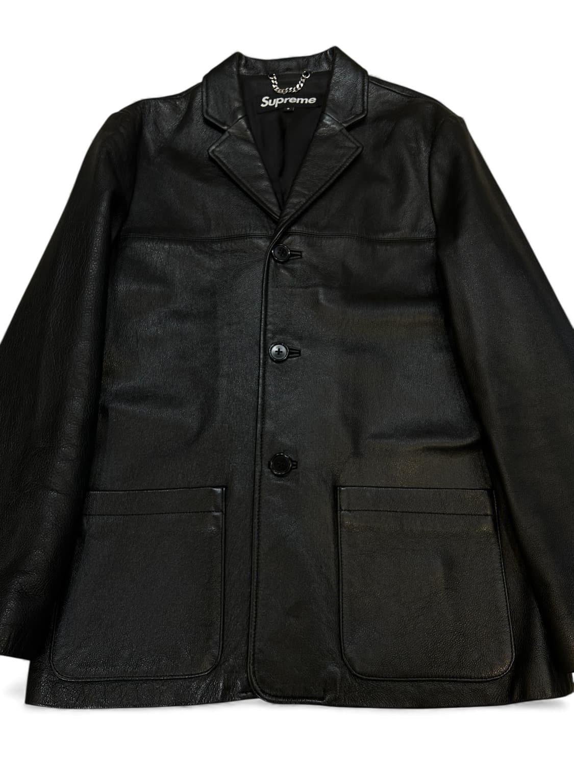 SUPREME 3 button leather blazer 상품이미지4