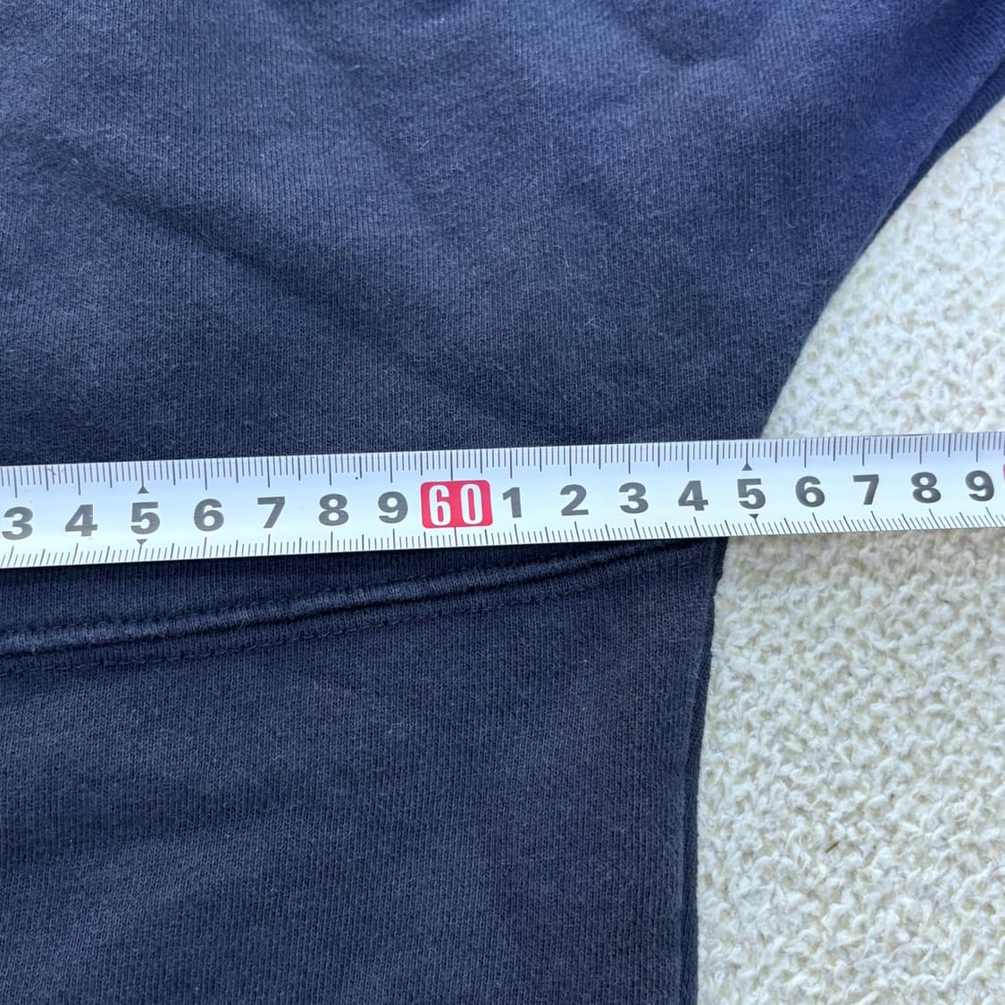 실측확인 빈티지 남성 네이비 긴팔 티셔츠 0519Y 상품이미지6