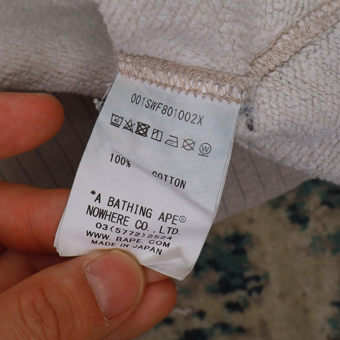 Bape 베이프 컬리지 크루넥 스웻셔츠 맨투맨 M 상품이미지4