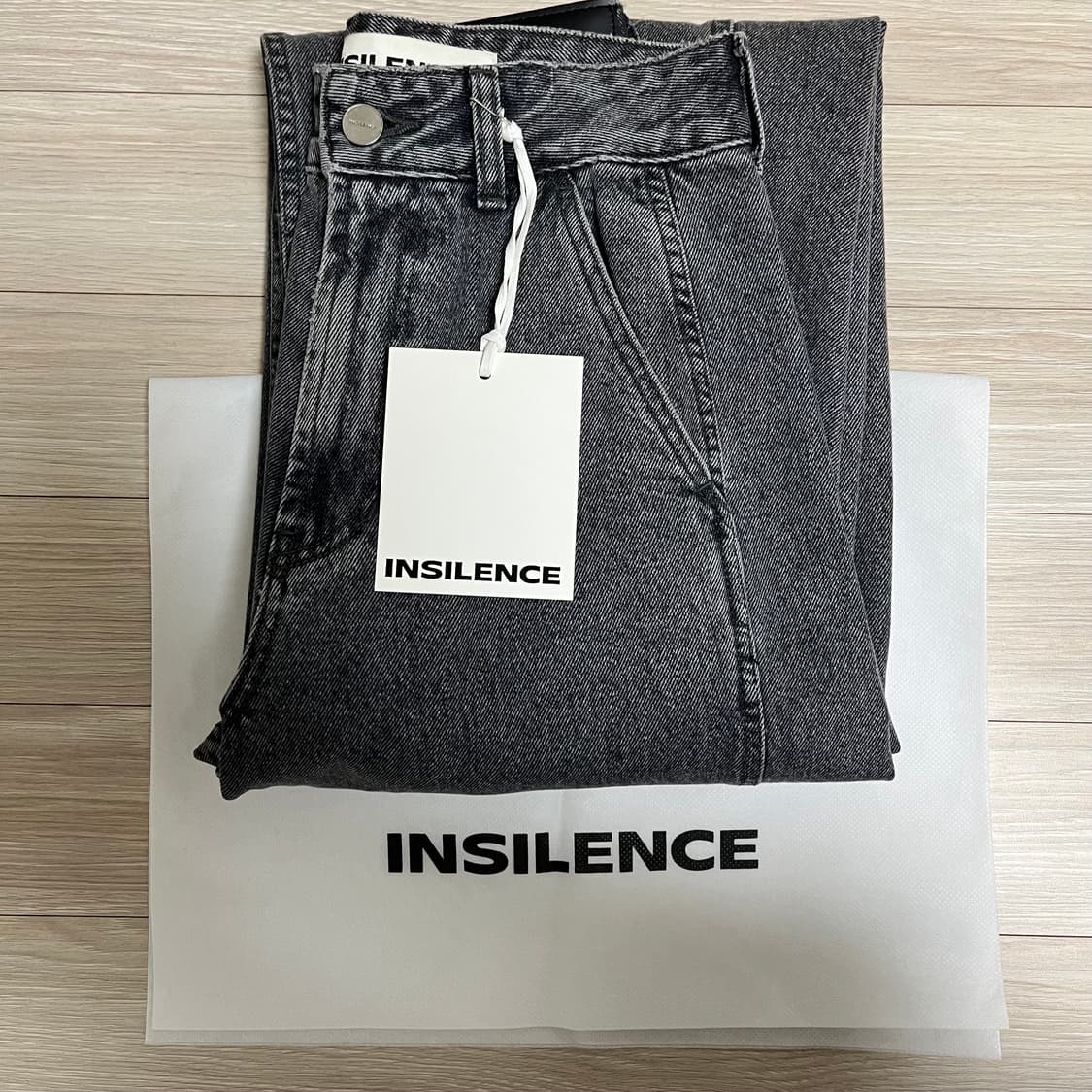 [XS] 인사일런스 우먼 커브드 데님 팬츠 상품이미지8