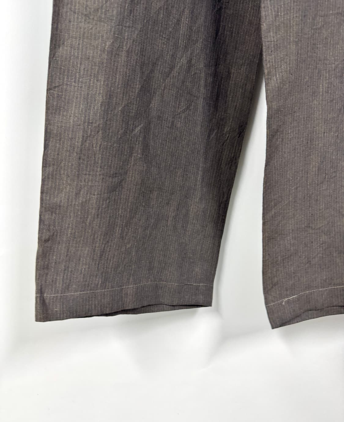 MARGARET HOWELL MHL 마가렛 호웰 핀스트라이프 린넨 와이드 상품이미지4