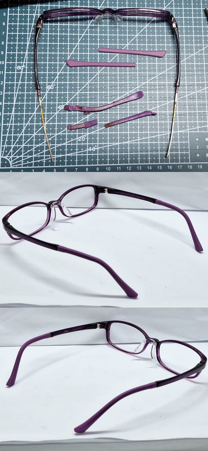 JINS 진스 PC-14A-001M 퍼플 초경량 안경테 53mm/일본 수 상품이미지8