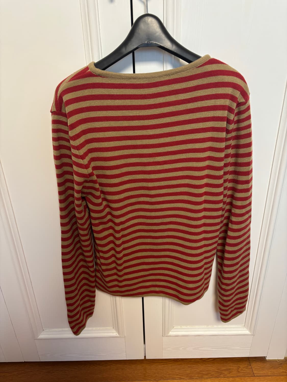 포니테일 콤보 스트라이프 니트 티셔츠 PONYTAIL combo 상품이미지2