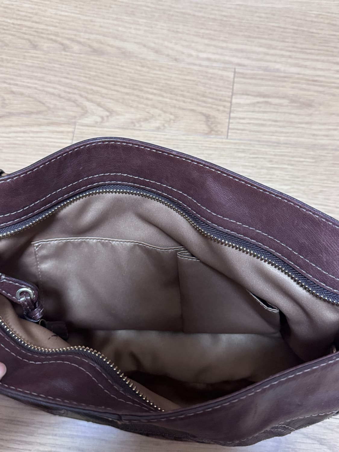 코치 빈티지 y2k 패치워크 숄더백 상품이미지5