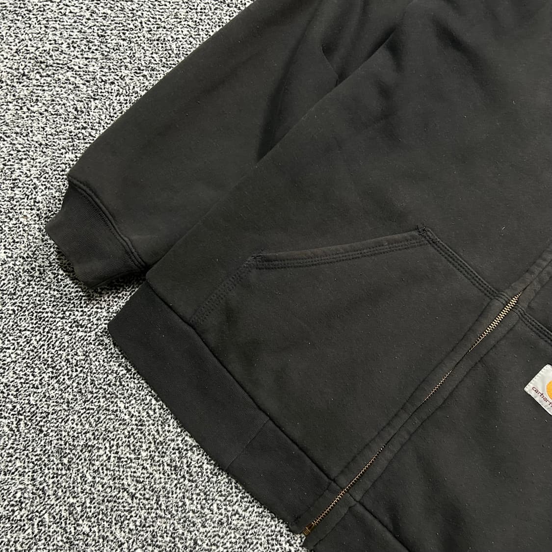 칼하트(Carhartt) 써멀 후드집업 블랙 상품이미지3