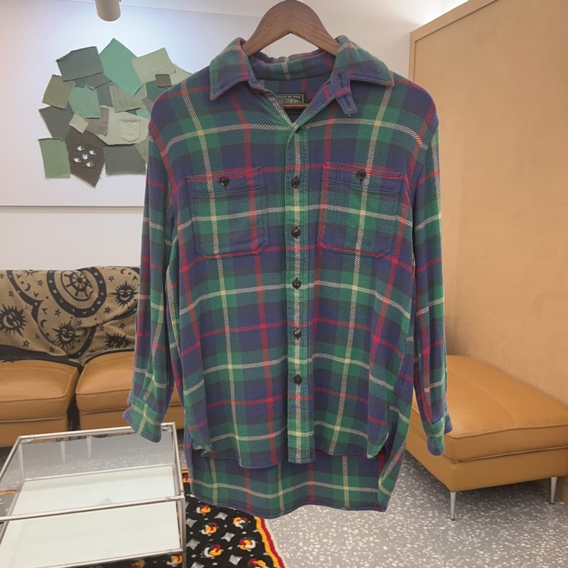 폴로 랄프로렌 레트로 컨트리 플란넬 체크 셔츠 S C07813 상품이미지3