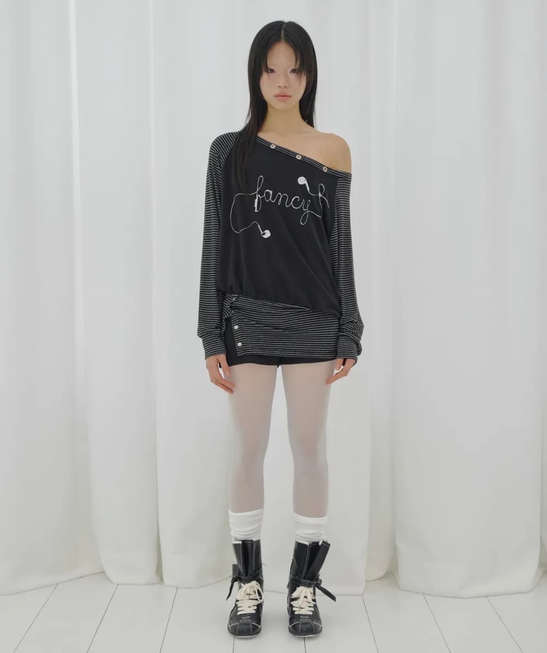 팬시클럽 오프숄더 상품이미지5