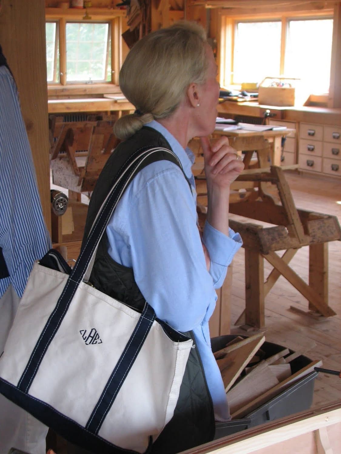 LLbean 엘엘빈 토트백 미디엄 롱 지퍼타입 상품이미지2