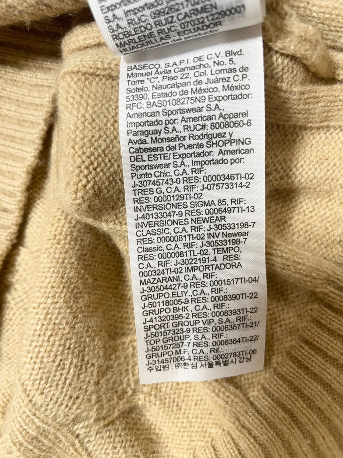 타미힐피거 반팔 니트 한섬 상품이미지10