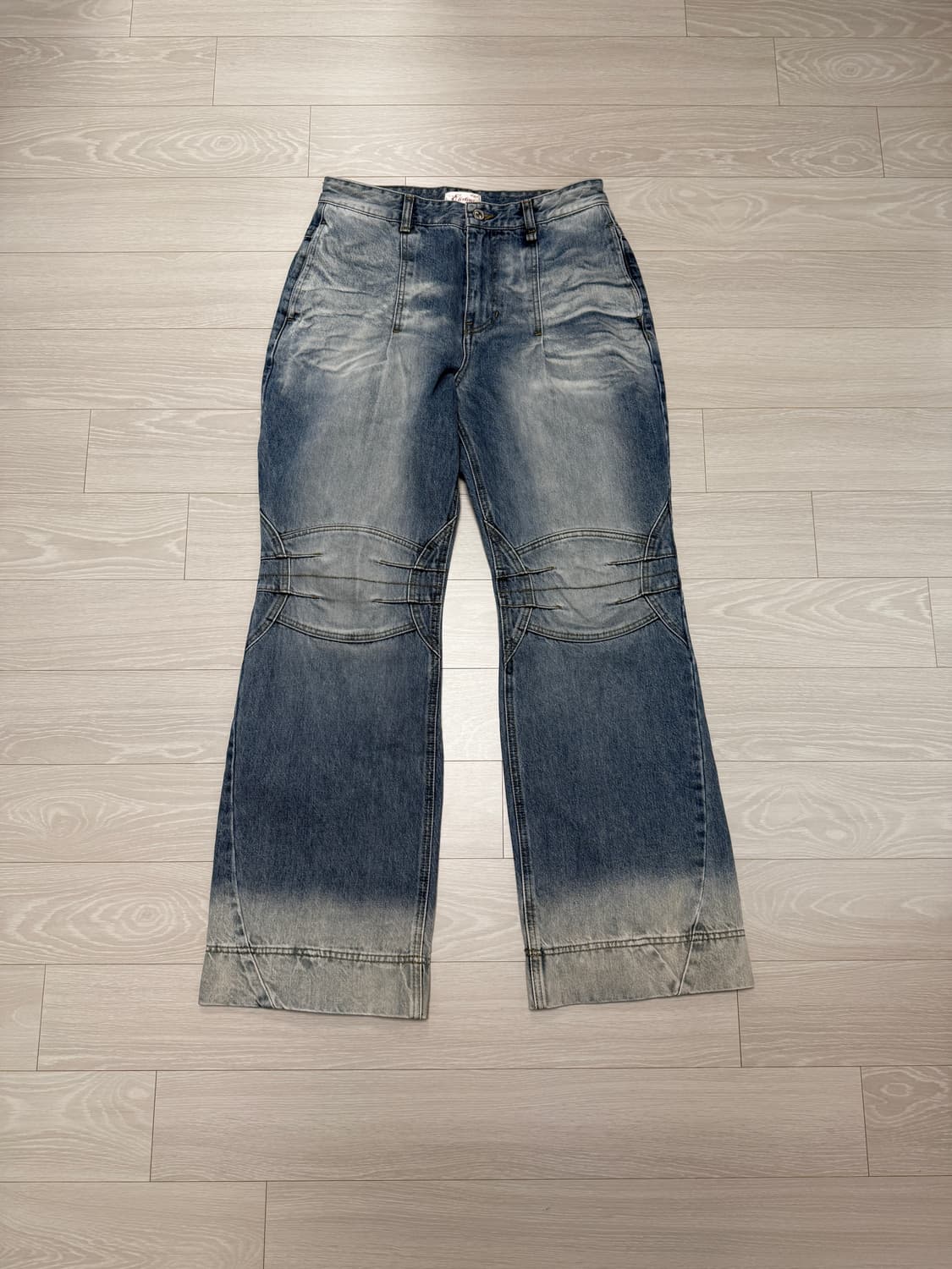 Etce WASHED BIKER DENIM PANTS 데님 상품이미지2