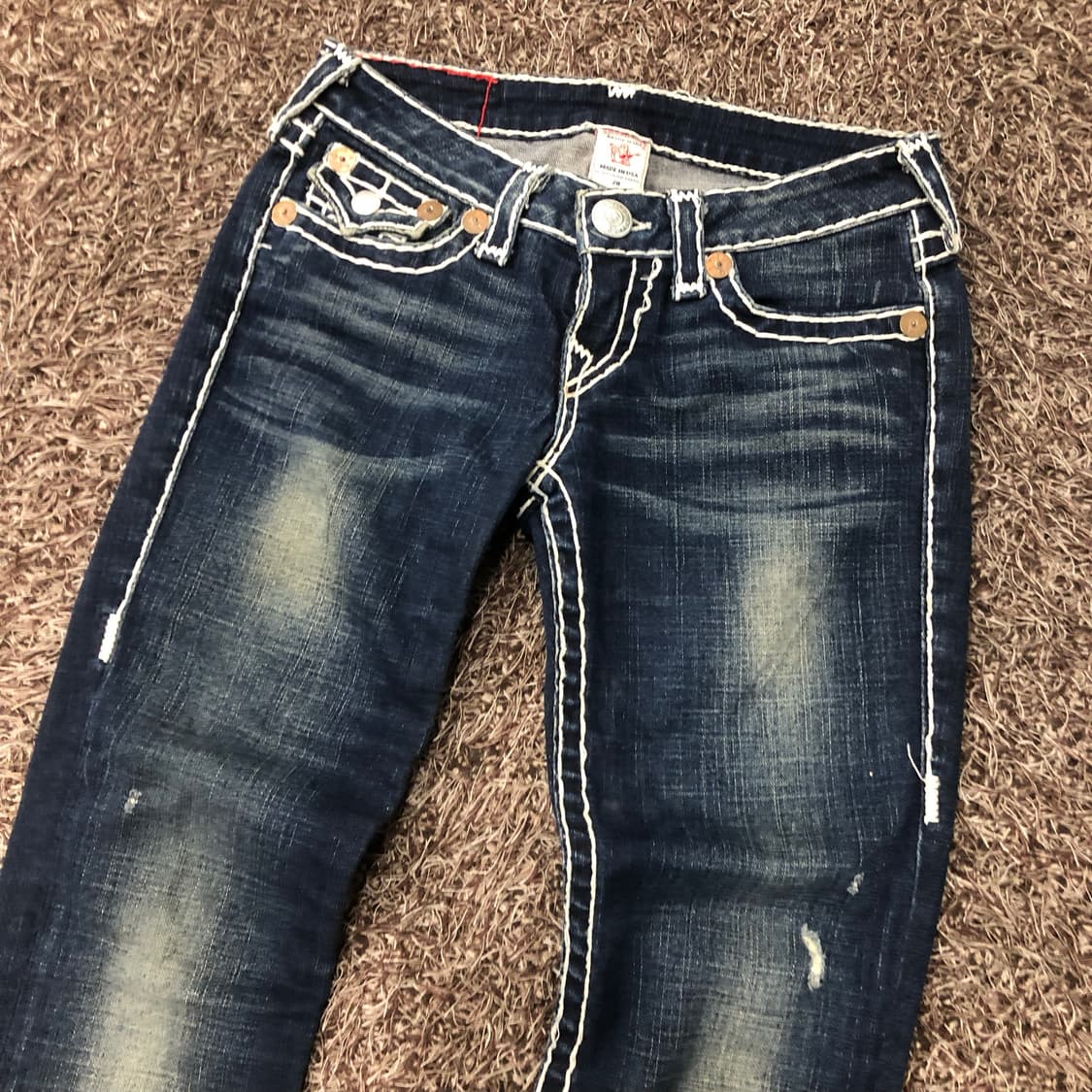 트루릴리전 빌리 슈퍼티 부츠컷 데님 팬츠 상품이미지2