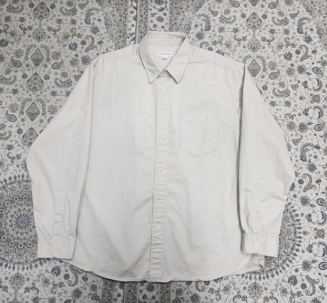 THOMAS MORE 토마스 모어 셔츠 아이보리 L 상품이미지1