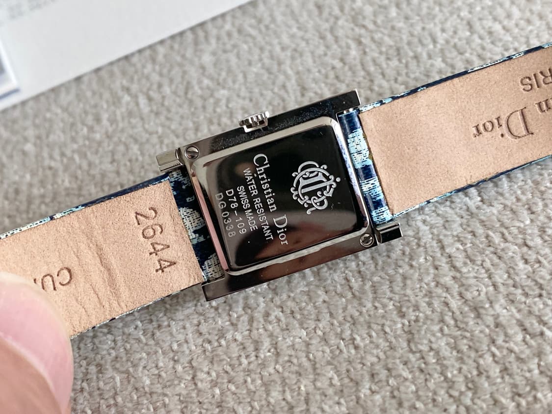 크리스찬 디올 마리스 화이트 자개 다이얼 쿼츠 스몰 사이즈 상품이미지9