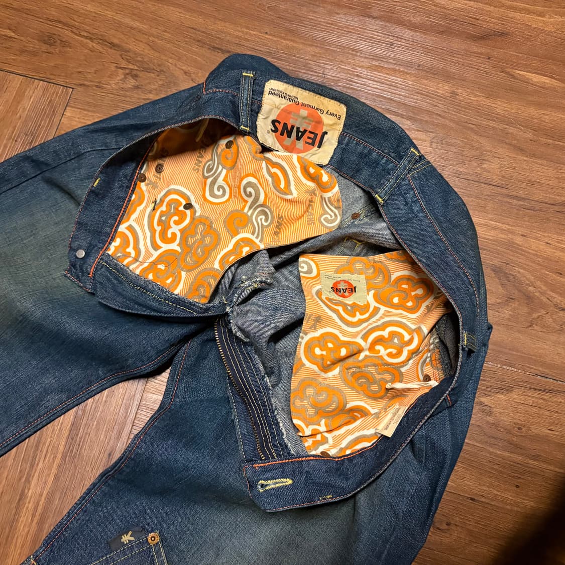 MICHIKO KOSHINO CURVED DENIM PANTS 상품이미지9